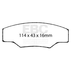 EBC Brakes Bluestuff Street and Track Day Brake Pads - Image 3