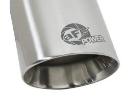 aFe MACH Force-Xp Universal 304 SS Single-Wall Clamp-On Exhaust Tip - Polished - Image 5