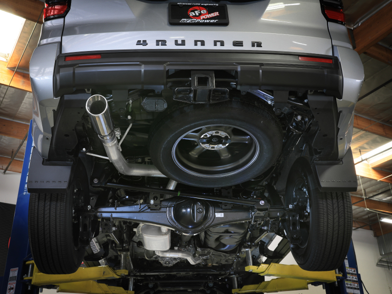 aFe 2025 Toyota 4-Runner 2.5in to 3in SS-304 Cat-Back Exhaust w/ Polished Tip - Image 6