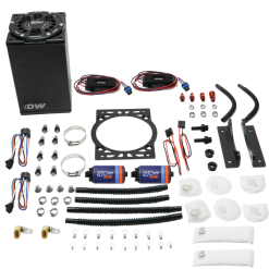 Alternative view of DeatschWerks 3.0L Staged Surge Tank w/ DW810 Fuel Pumps
