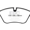 EBC 93-97 Volvo 850 2.3 Turbo Ultimax2 Front Brake Pads