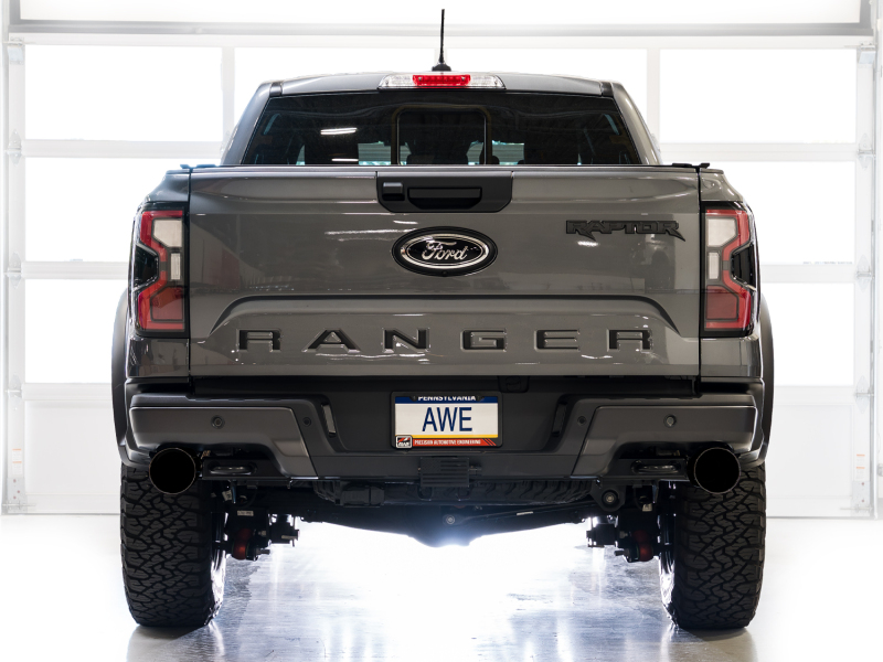 AWE 2024+ Ford Ranger Raptor 3.0L Switchpath Cat-Back Exhaust - Diamond Black Tips - Image 10