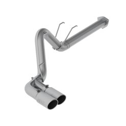 MBRP 17-19 Ford F-250/350/450 6.7L 4in Filter Back Single Side Dual Exit T409 Exhaust System - Image 4