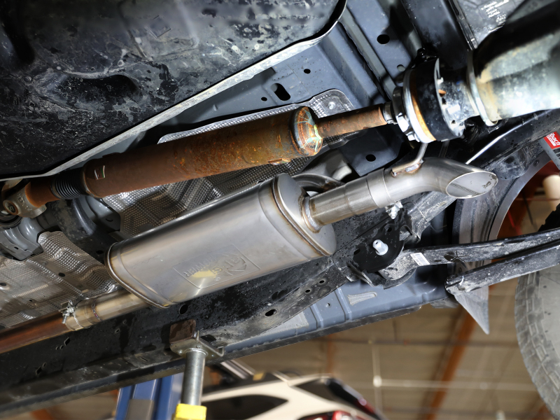 aFe 2024+ Ford Ranger L4-2.3L (t) Rock Basher 2.5in 409SS Cat-Back Exhaust - Image 3