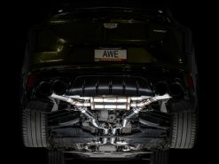 AWE Tuning 2021+ Cadillac CT4-V Blackwing SwitchPath Exhaust - Diamond Black Tips - Image 13