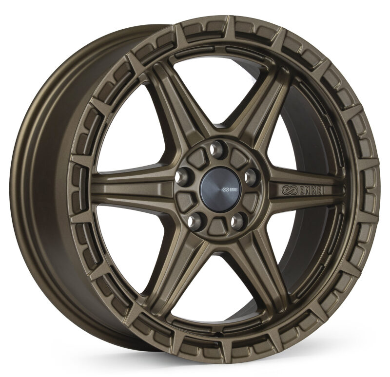 Enkei Trail-Finder OVL 18x8 / 5x120 BP / ET40 / 72.6mm Bore - Matte Bronze Wheel