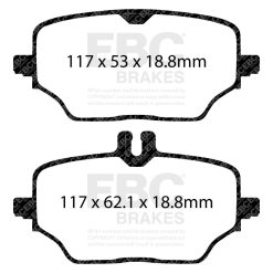 EBC 2020+ Mercedes-Benz GLE350 (SUV)(W167) 2.0T Rear Ultimax Brake Pads