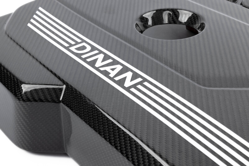 Dinan 19-26 BMW B58D (G01/G02/G20/G22/G23/G26/G42) Gloss Carbon Fiber Engine Cover w/Matte Accents - Image 9
