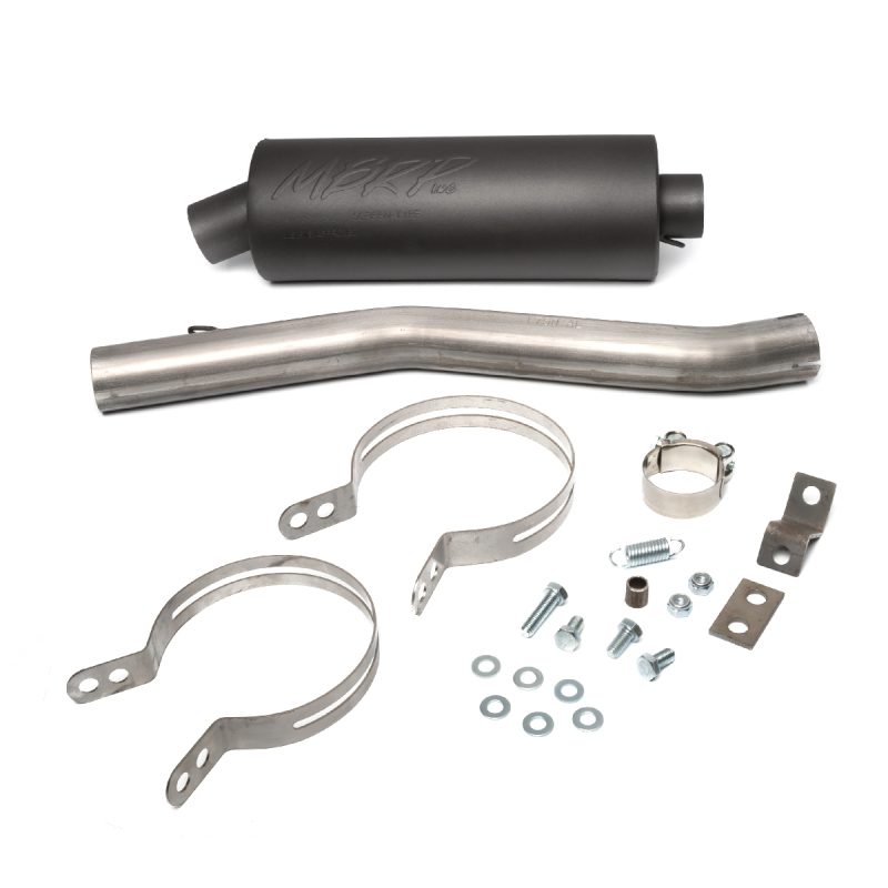 MBRP 05-07 Suzuki LT A 700 King Quad Slip-On Exhaust System w/Performance Muffler - Image 2