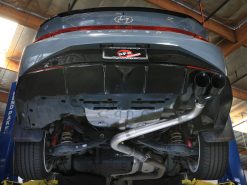 aFe Takeda Axle-Back Exhaust System Hyundai Elantra N Line 21-25 L4-1.6L- Black Tip - Image 5