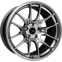 Enkei GTC02 17x9 5x100 43mm Offset 75mm Bore Hyper Silver Wheel