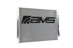 Alternative view of AMS Performance BMW G8X M2/M3/M4 S58 Heat Exchanger (Black Logo)