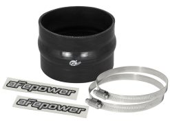 aFe Magnum FORCE Intake Coupling Kit (4 IN ID x 3 IN L) Straight Coupler w/ Hump - Black