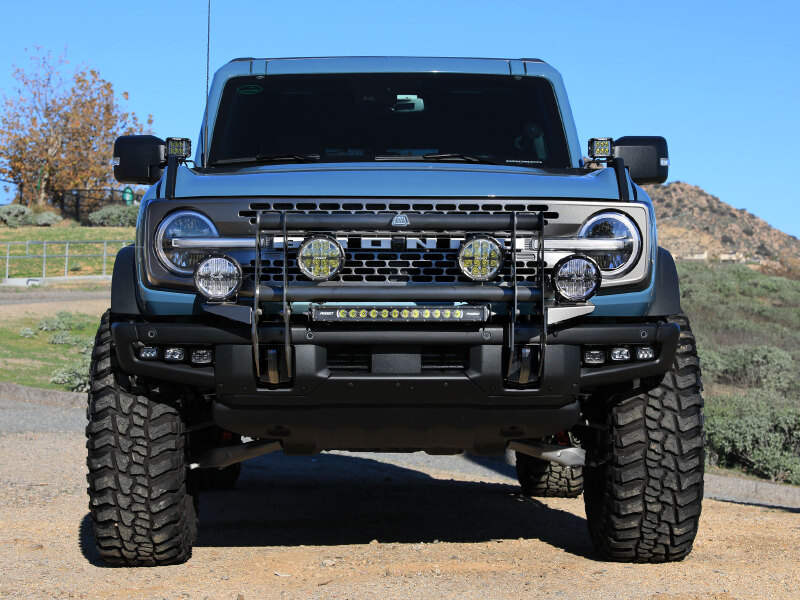 aFe 21-25 Ford Bronco Terra Guard Bull Bar w/ RIGID Lights - Image 4