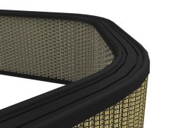 aFe Magnum FLOW Custom Air Filter 20 IN L x 20 IN W x 5.82 IN H w/ Expanded Metal - Image 3