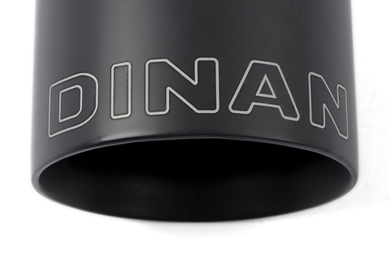 Dinan Double-Walled 4in Clamp-On Exhaust Tip - Black - 4in Outlet / 3in Inlet - Image 3