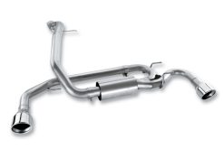 Borla 10-13 Mazda 3/Mazdaspeed 3 2.5L/2.3L Turbo FEW MT Hatchback SS Exhaust (rear section only) - Image 7
