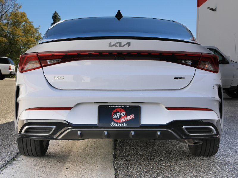 aFe 21-24 Kia K5 Takeda 2.5in 304 Stainless Steel Cat-Back Exhaust System - Image 5