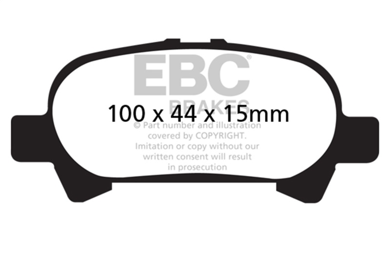 EBC 00-04 Toyota Avalon 3.0 Redstuff Rear Brake Pads