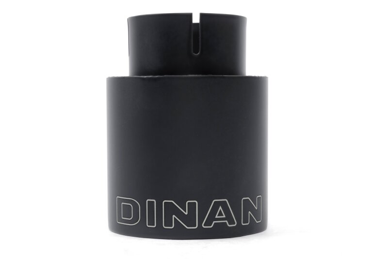 Dinan Double-Walled 4in Clamp-On Exhaust Tip - Black - 4in Outlet / 3in Inlet - Image 2