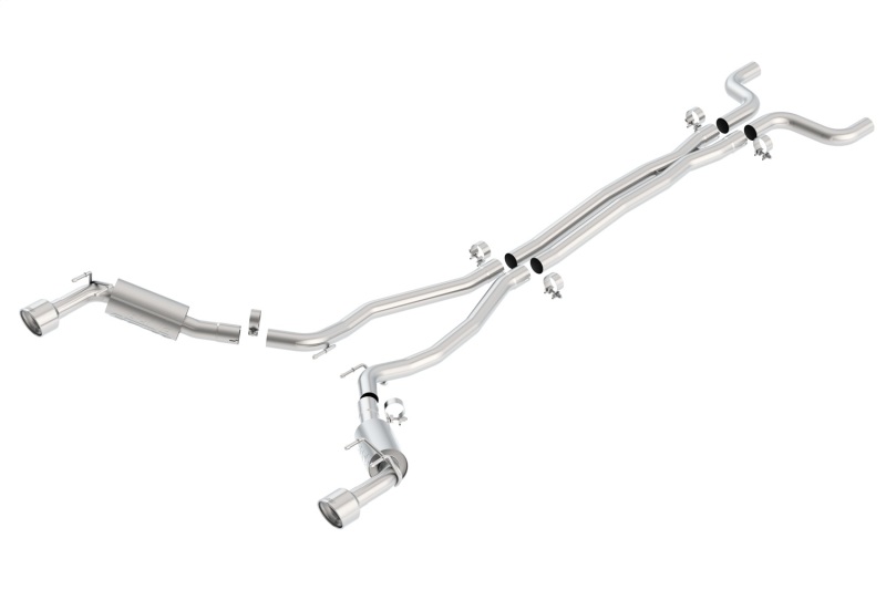 Borla 2010 Camaro 6.2L V8 S Type Catback Exhaust (does not work w/ factory ground affects package - - Image 4