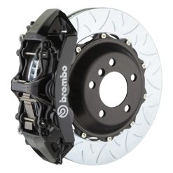 Brembo 20+ Corvette C8/C8 Z51 Rear GT BBK 6 Piston Cast 380x32 2pc Rotor Slotted Type-3-Black
