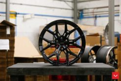 Vossen HF6-4 - 24x10 - ET15 - 6x139.7 - 78.1 - Deep - GB - Gloss Black Wheel
