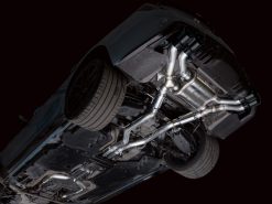 Alternative view of AWE Tuning 22-26 Cadillac CT5-V Blackwing SwitchPath Exhaust - Diamond Black Tips