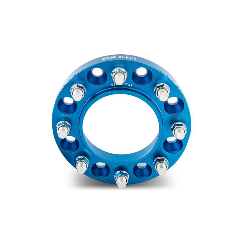 Mishimoto Wheel Spacers 8x165.1 116.7 45 M14 Blue - Image 4