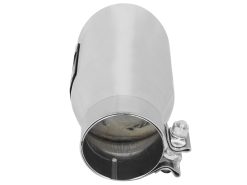 aFe MACH Force-Xp Universal Exhaust Tip 3 IN Inlet x 4-1/2 IN Outlet x 9 IN L- Polished Tip - Image 4