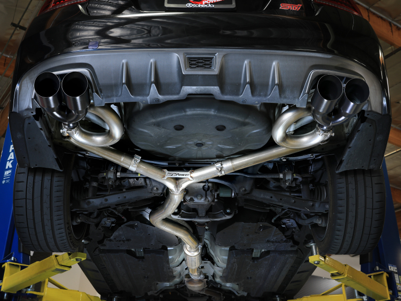 aFe Subaru WRX/STi 15-21 H4-2.0/2.5L Takeda 3in to 2-1/2in Stainless Cat-Back Exhaust w/ Black Tip - Image 7