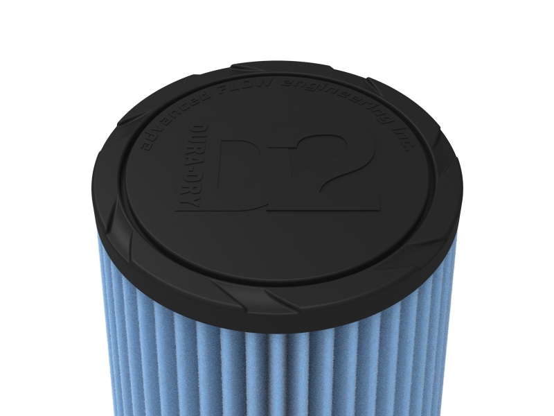 aFe POWER Universal Clamp-On Air Filter w/ D2 Dura-Dry Media - 3-1/2in F x 6in B x 4-3/4in T x 7in H - Image 4