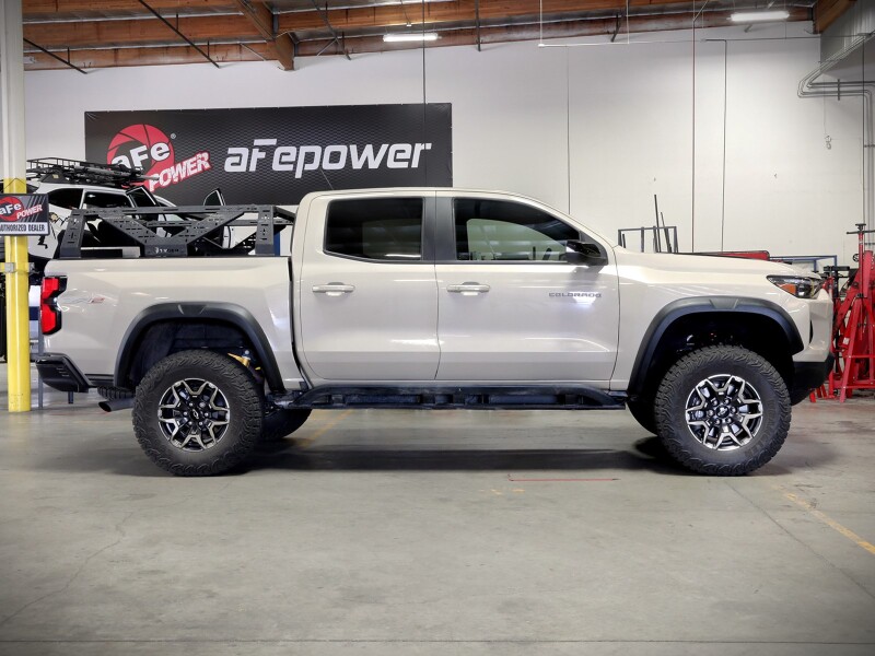 aFe CONTROL 23-24 Chevrolet Colorado ZR2 / GMC Canyon AT4X L4 2.7L (t) 1.25in Leveling Kit - Red - Image 4