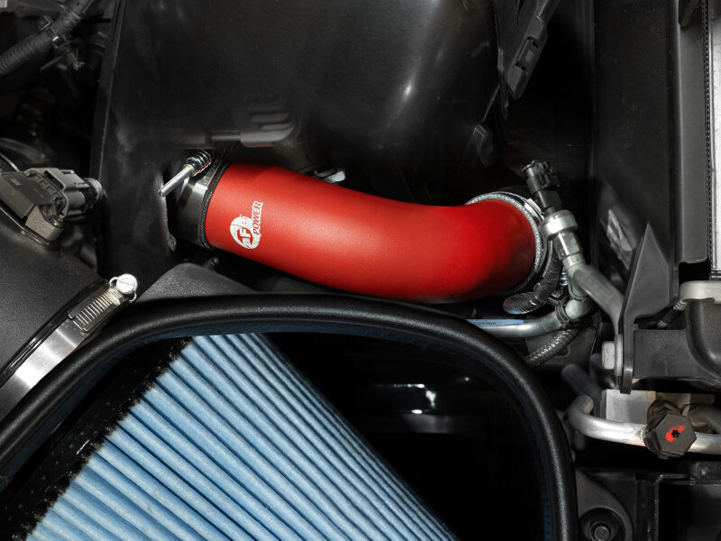 aFe BladeRunner 3in & 3-1/2in AL Hot and Cold Charge Pipe Kit Red RAM Diesel Trucks 25-26 L6-6.7L - Image 8