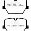 EBC 2019+ BMW Z4 G29 2.0T Ultimax Rear Brake Pads