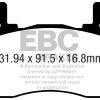 EBC 2019+ Genesis G70 2.0T Ultimax Rear Brake Pads