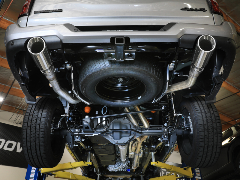 aFe Vulcan Series Cat-Back Exhaust System RAM 1500 2025 V6-3.0L (tt)- Polished Tips - Image 7