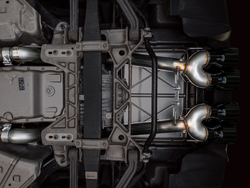 AWE Tuning 05-07 C6 Chevrolet Corvette 6.0L Track Edition Axle-Back Exhaust w/ Diamond Black Tips - Image 14