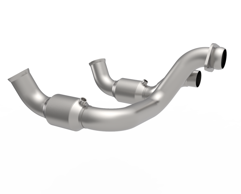 Kooks 20-22 Ford F250 7.3L V8 / Ford F350 7.3L V8 1-7/8in x 3in SS Headers w/ Green Catted Conn - Image 8