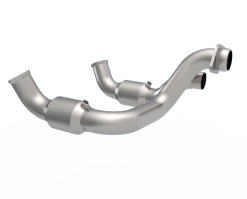 Kooks 20-22 Ford F250 7.3L V8 / Ford F350 7.3L V8 3in SS Green Connecting Pipes