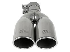 aFe MACH Force-Xp Universal Exhaust Tip 2-1/2 IN Inlet x 3-1/2 IN Outlet X 12 IN L - Image 3
