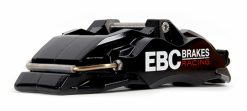 Alternative view of EBC Racing 13-22 Volkswagen Golf GTI MK7/MK8 2.0T Black Apollo-6 Front Left Caliper