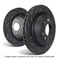 EBC Racing 15-19 Volkswagen Golf GTI Mk7 2.0T SG Series One Piece Rear Rotors