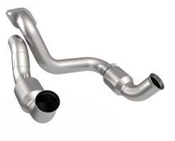 Kooks 20-22 Ford F250 7.3L V8 / Ford F350 7.3L V8 3in SS High Output Green Catted Connecting Pipes - Image 4