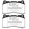 EBC 09+ Hyundai Genesis Coupe 2.0 Turbo (Brembo) Redstuff Front Brake Pads