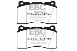Alternative view of EBC 09+ Hyundai Genesis Coupe 2.0 Turbo (Brembo) Yellowstuff Front Brake Pads