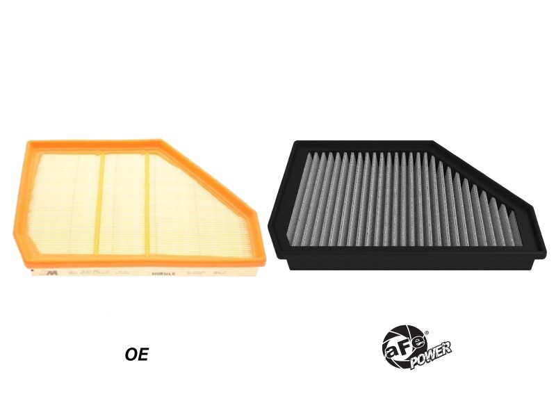 aFe 20-25 BMW X5/X6 M (F95/F96) V8-4.4L Magnum FLOW OE Replacement Filter w/ Pro DRY S Media (Pair) - Image 3