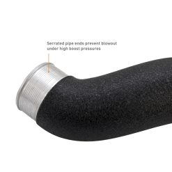 Mishimoto 2024+ Ford Mustang EcoBoost Charge Pipes - Wrinkle Black - Image 4