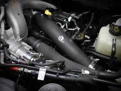 aFe 23-24 Ford F250/F350 Super Duty V8-6.7L BladeRunner 3 In. Aluminum Hot Charge Pipe- BLK - Image 7