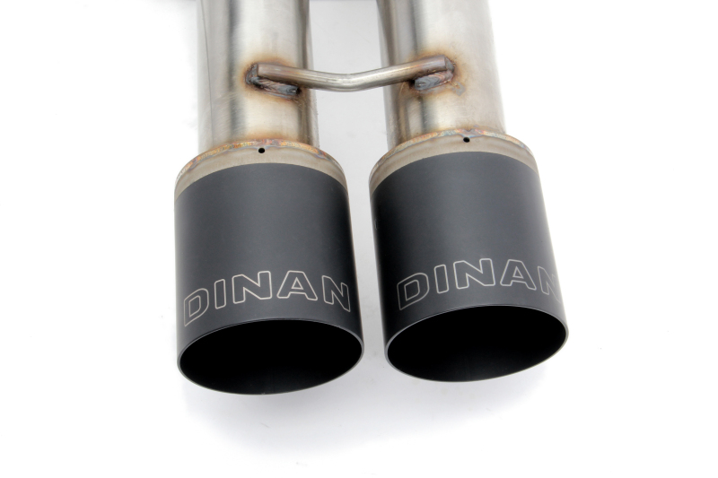 Dinan 14-24 Mini Cooper S (F56) 3-Door Free Flow Axleback Exhaust System - Black Tips - Image 4